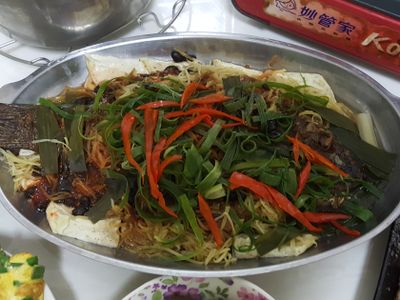燒魚煨豆腐