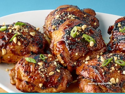 參考食譜 : 花生醬烤無骨雞腿肉