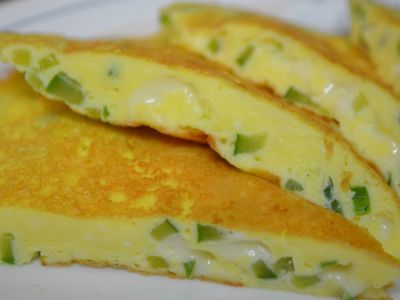 參考食譜 : 清爽豐潤的小黃瓜起司煎蛋