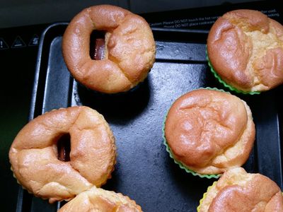 巧克力夾心杯子蛋糕