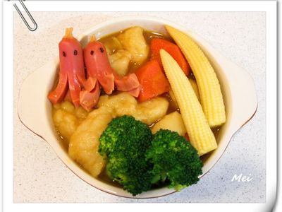 參考食譜 : 【咖哩の麵疙瘩】