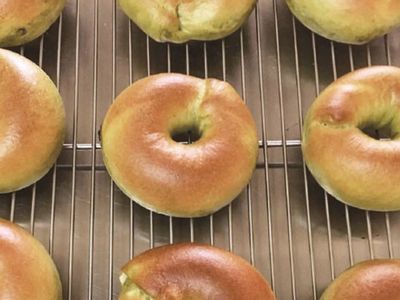 參考食譜 : 日式抹茶貝果【烤箱料理】