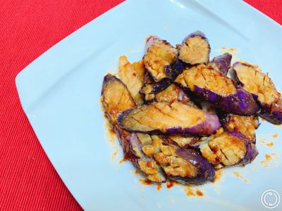 蜂蜜味噌煎茄仔