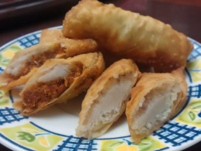 酥炸芋泥捲(椰香芋泥/肉鬆芋泥)