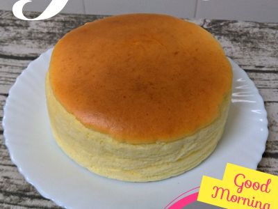 參考食譜 : 輕乳酪蛋糕7"