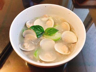 蛤蜊絲瓜冬粉（減脂10分鐘料理）