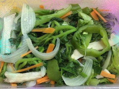 涼拌冰花、涼拌冰菜