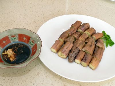 參考食譜 : 清蒸茄子