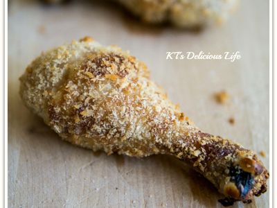 參考食譜 : [矽谷美味人妻] 低脂黃金脆雞腿