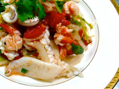 參考食譜 : 【好泰廚房】泰式涼拌海鮮