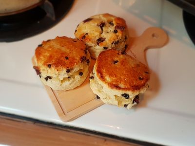 參考食譜 : 葡萄乾司康