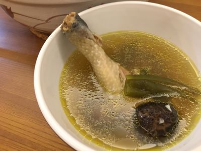 參考食譜 : 簡易剝皮辣椒雞湯