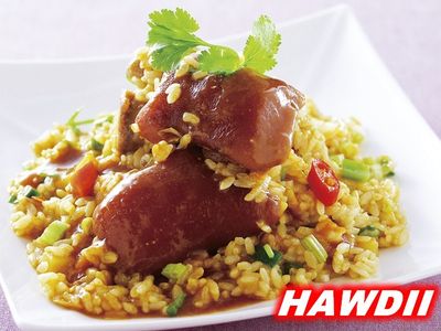 咖哩豬腳燉飯