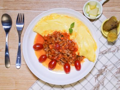 蕃茄肉醬起司蛋包飯