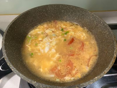 參考食譜 : 蕃茄蛋花湯