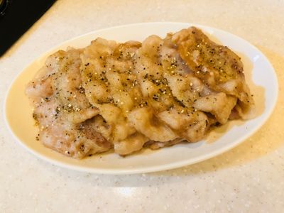 參考食譜 : 椒鹽豬肉片