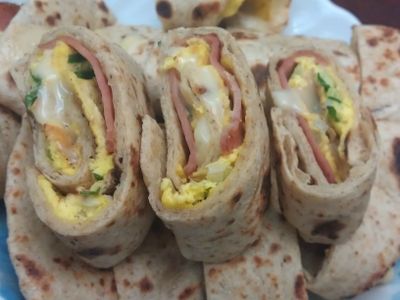 參考食譜 : 全麥火腿起士蛋餅