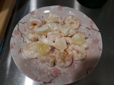 參考食譜 : 鳳梨蝦球