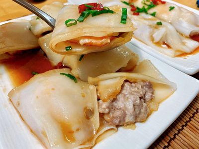 參考食譜 : 海陸腸粉雙拼  【創意料理】