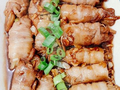 參考食譜 : 金針菇豬肉捲