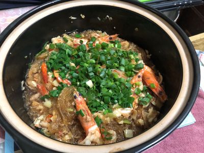 鮮蝦冬粉煲