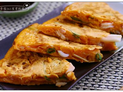 參考食譜 : 泡菜海鮮煎餅