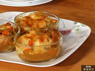 焗烤咖哩吐司丁