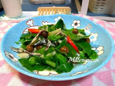 樹子小魚乾炒山蘇