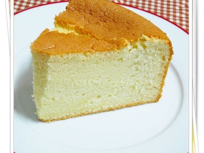 參考食譜 : 香草戚風蛋糕