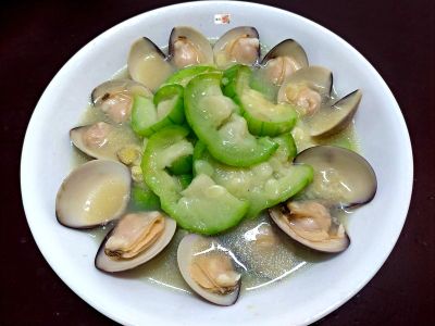 參考食譜 : 蛤蜊絲瓜