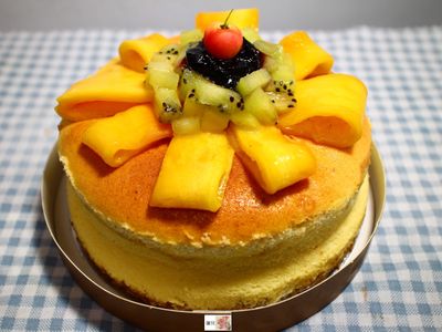 參考食譜 : 藍莓輕乳酪蛋糕