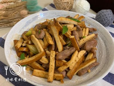豆乾炒肉絲