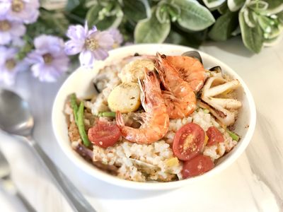 免顧爐．義式海鮮燉飯／0水鍋
