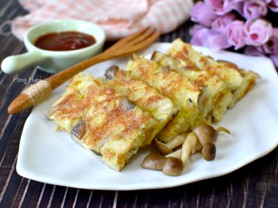 參考食譜 : 鴻喜菇雞蛋馬鈴薯餅【好菇道營養料理】