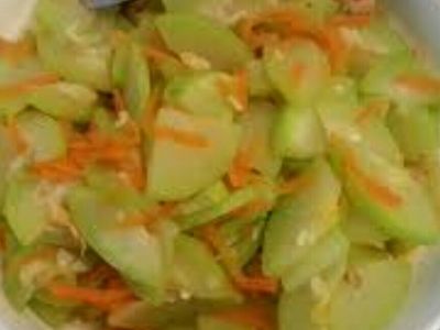 參考食譜 : 蝦皮炒胡瓜