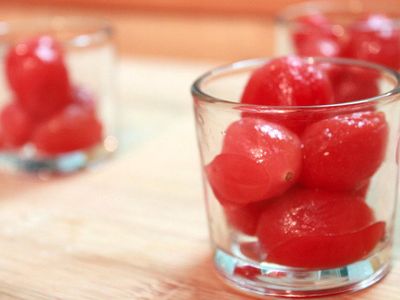 參考食譜 : 梅漬小番茄。滋味酸甜真開胃