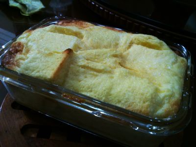 參考食譜 : 超簡易烤布丁：用土司就可以！