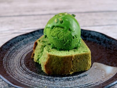 參考食譜 : 抹茶磅蛋糕