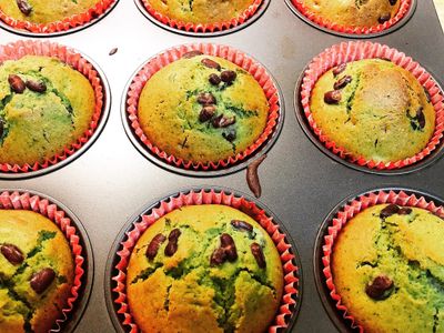 抹茶紅豆瑪芬