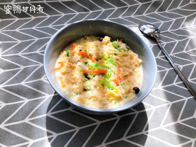 參考食譜 : 10分鐘快速早餐❤️雞蛋蔬菜燕麥粥❤️