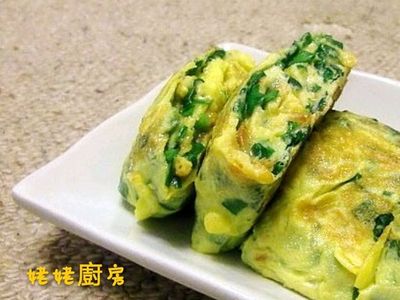 櫻花蝦韭菜烘蛋