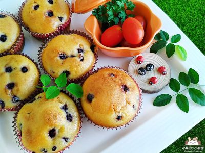 參考食譜 : 藍莓瑪芬蛋糕