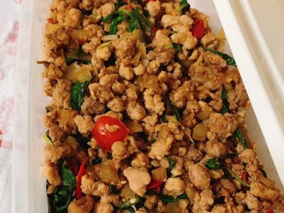 參考食譜 : 泰式打拋豬🇹🇭