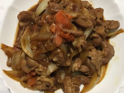 醬燒豬五花肉片