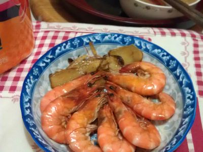 參考食譜 : 品靚上菜-五月花妙用-麻油蝦