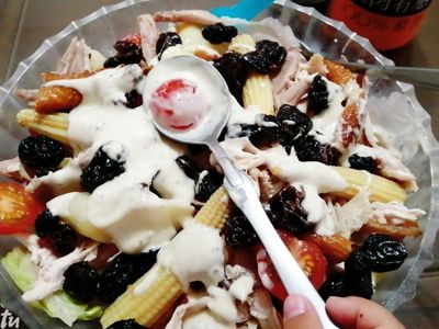 筊白筍燻G凱撒沙拉😍