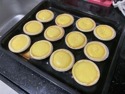 參考食譜 : 港式曲奇蛋撻