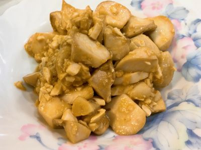 參考食譜 : 金沙杏鮑菇