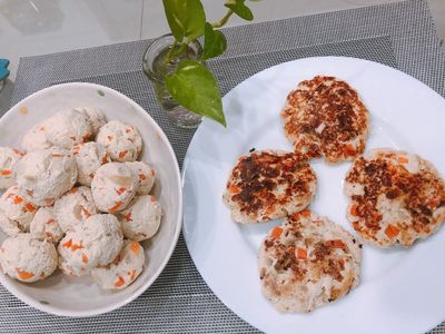 雞肉豆腐漢堡排