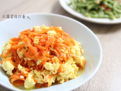 參考食譜 : 紅蘿蔔絲炒蛋  美味鮮甜秘訣